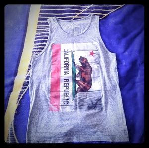 California Republic Bear Tank Top